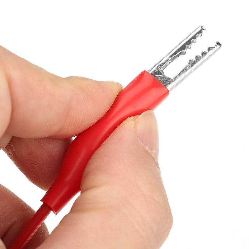 [Australia - AusPower] - Banana Plug to Alligator Clip Test Lead Cable Line Wire Output Cable Line Multimeter Banana Plugs to Clip Test Probe Lead Wire 30V 5A 80cm Test Leads Set for DC Regulated Power Supply 