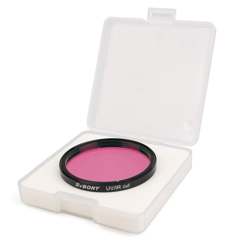 [Australia - AusPower] - SVBONY Telescope Filter UV IR Cut Block Filter Infra Red Filter CCD Camera for Astrophotography Telescope UV Filter 2 inch Threads for DSLR Camera 