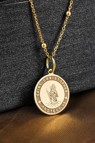 LKBEADS 925 sterling silver necklace 24mm|18 inch chain|gye nyame pendant|nyame |african symbol |omnipresence|the supremacy of god jewelry|birthday|gold plating handmade jewelry |LK_PNK_01156