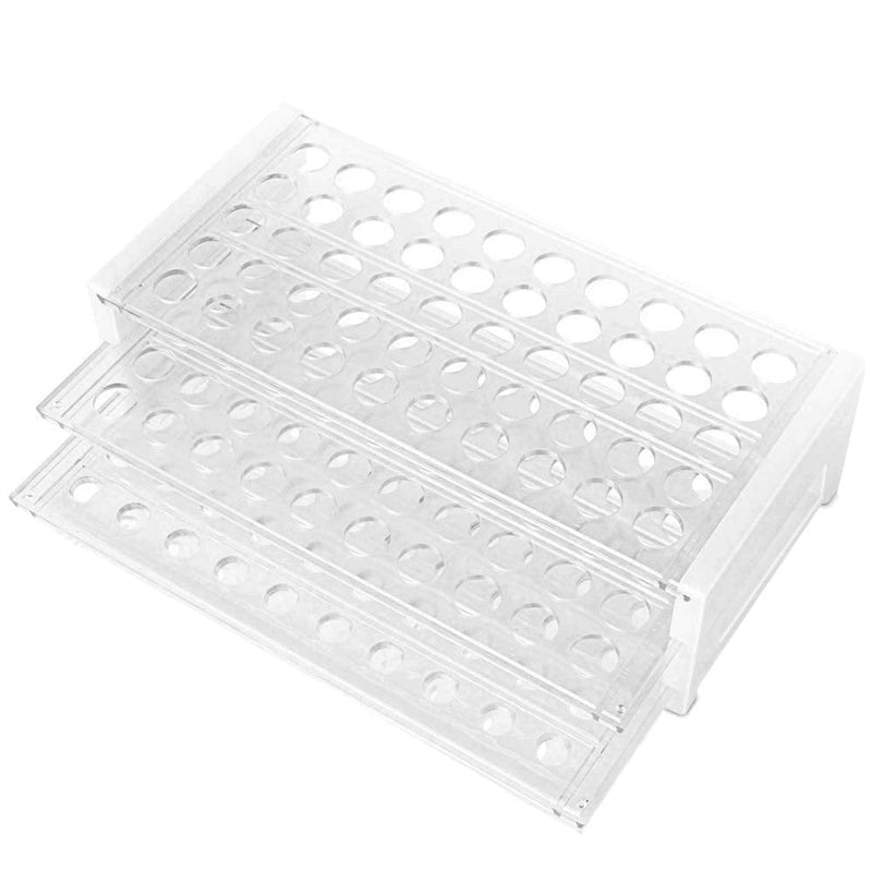 [Australia - AusPower] - Plastic Test Tube Rack for 15/18 mm Tubes, Hole Diameter is 18.7mm, Holds 50, Detachable, Karter Scientific 208U2 (Pack of 1) 15/18mm Pack of 1 