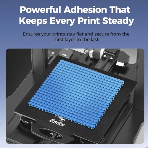 Creality Ender 3 build plate, 2 pieces, 235 × 235 mm, soft magnetic, 3D printer bed platform with PC coating, 3D printer mat for Ender 3/Ender 3 V2/Ender 3 V3 SE/Ender 3 Pro/Ender 5 Pro 2PCS PC frosted