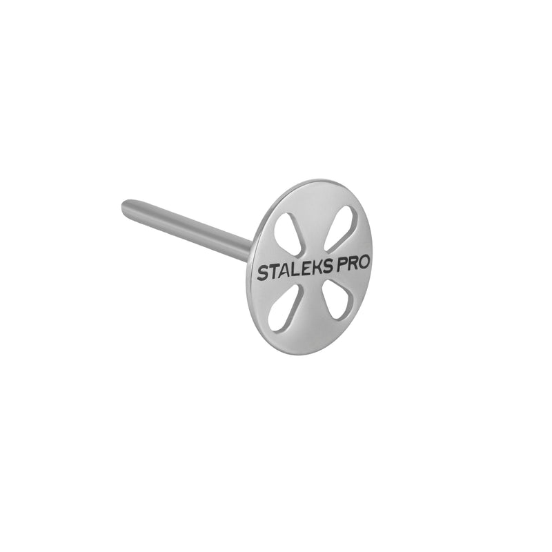 STALEKS PRO Pododisc Base L 25mm with 5 Refills 180 Grit Stainless Steel Long Shank