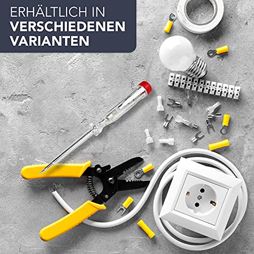 PerfectHD Power Tester - Screwdriver - Made in Germany - Voltage Tester - 60 mm Shaft - 3 mm Blade - 120 to 250 V - 5 Variants 1 count