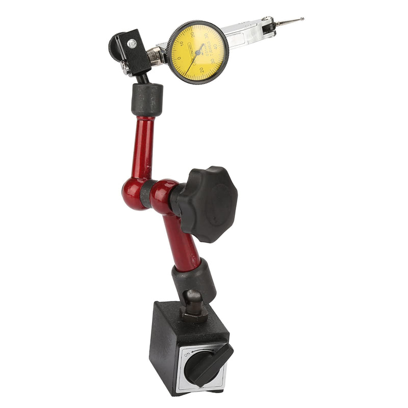 [Australia - AusPower] - Lever Dial Test Indicator Flexible Strong Magnetic Indicator Stand Base High Industrial for Measurement 