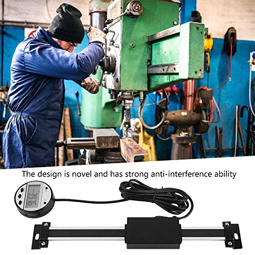 Digital Readout Kit, Digital Display Scale, Path Sensor, LCD Readout Set, Precise Digital Linear Scale with LCD Displays and Mounting Accessories for Milling Machines etc., 0-150 mm, Higher