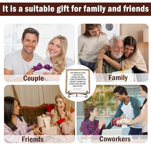 Religious Gifts for Women Men Friends Coworkers For I Know the Plans