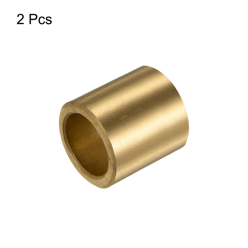 [Australia - AusPower] - uxcell 2pcs Sleeve (Plain) Bearings 16mm Bore x 22mm OD x 25mm Length, Self-Lubricating Sintered Bronze Bushings 2 