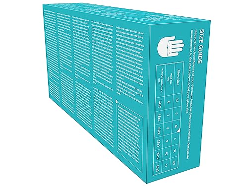 EUROPAPA® 100 x Nitrile Gloves Box Disposable Gloves, Examination Gloves, Nitrile Gloves, Powder-Free, Latex-Free, Non-Sterile, Latex-Free, Disposable Gloves (L, Black) L (Standard Box)