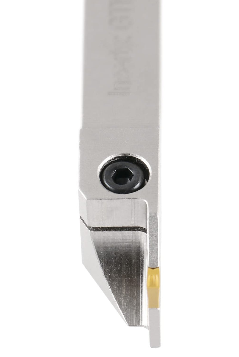 [Australia - AusPower] - Accusize Industrial Tools 3/8'' by 1/2'' Heavy Duty Indexable Grooving/Parting Holder with a Gtn-2 Tin Coated Carbide Insert, 2415-5022 1/2" x 3/8" 