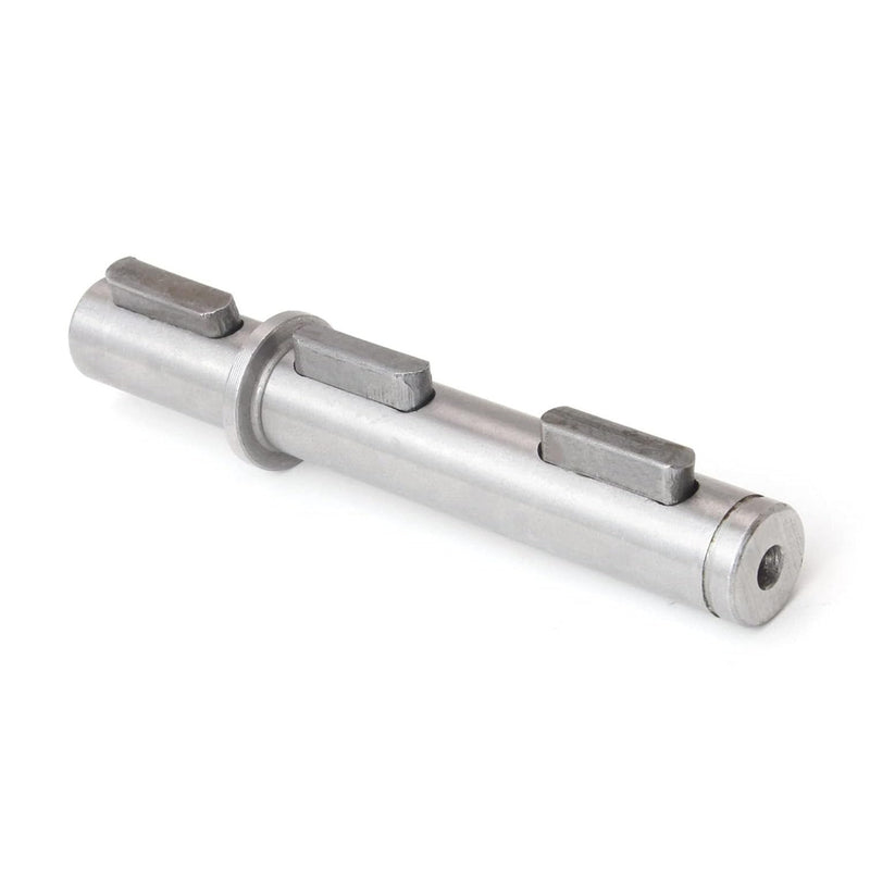 [Australia - AusPower] - Output Shaft,Diameter 14mm Output Shaft 0.55", 130mm Length fit for Worm Reducer Gearbox NMRV030 RV030 Nema23 Stepper Motor with Gaskets S Ring Corner pin (Single Output Shaft) Single Output Shaft 