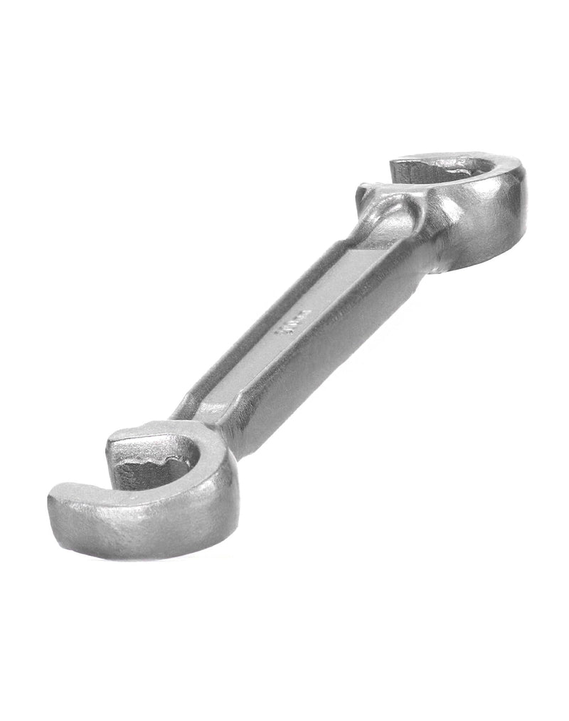 QWORK Double-Ended Valve Wheel Wrench - 11/16" and 1'', Protect Valve Wheels from Damage, Steel