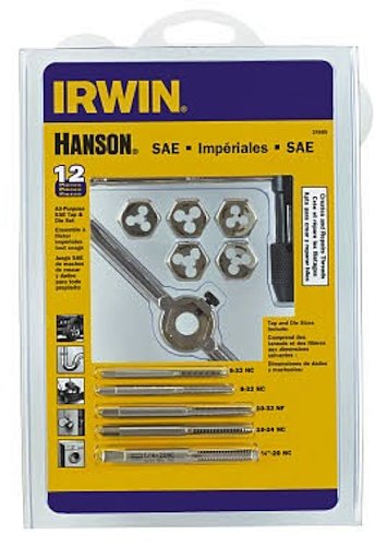 IRWIN Tap And Die Set, Fractional, 12-Piece (24605)