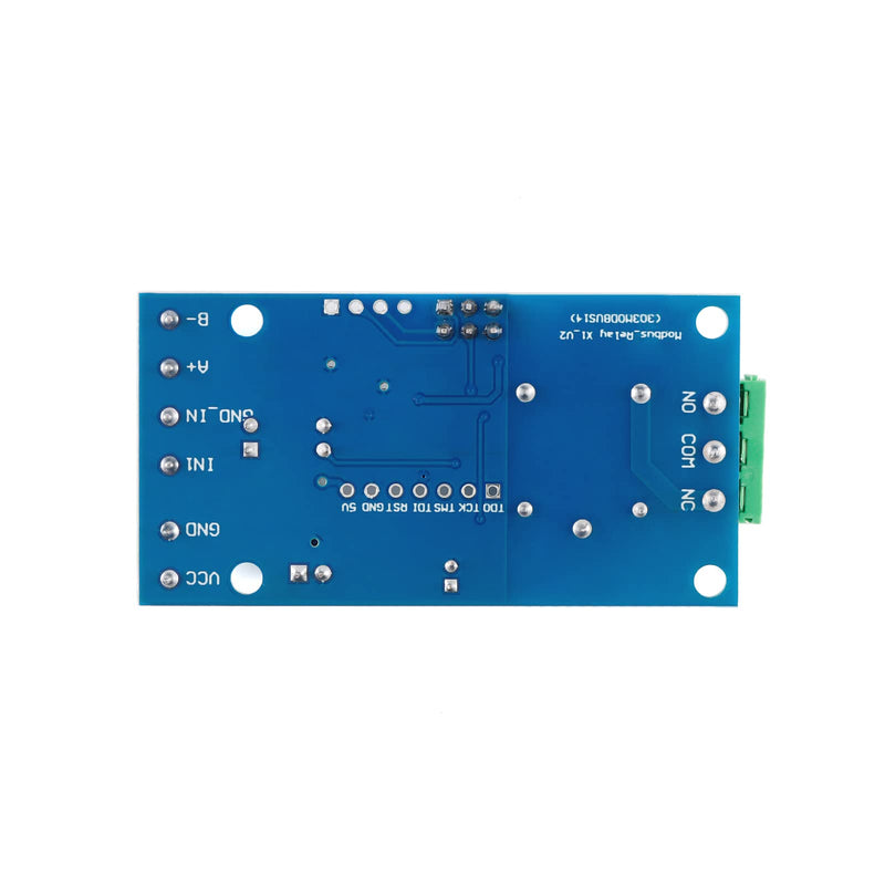 [Australia - AusPower] - 2Pcs 1 Channel Switch Relay Module Modbus Rtu Switching Input Output Relays Board with Anti-Reverse Connection Protection RS485 TTL Communication 