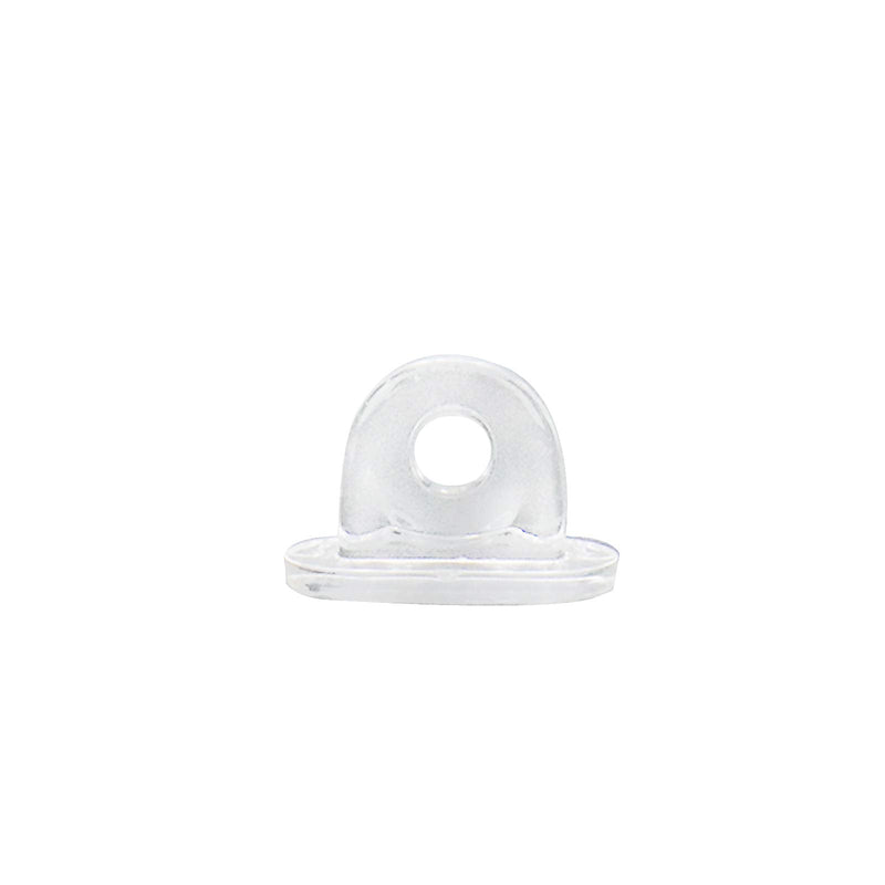 [Australia - AusPower] - LC LICTOP Mini Hinge Hasp Acrylic Hasp Buckle Box Clear Hinge Latch Hasp Lock 4pcs 