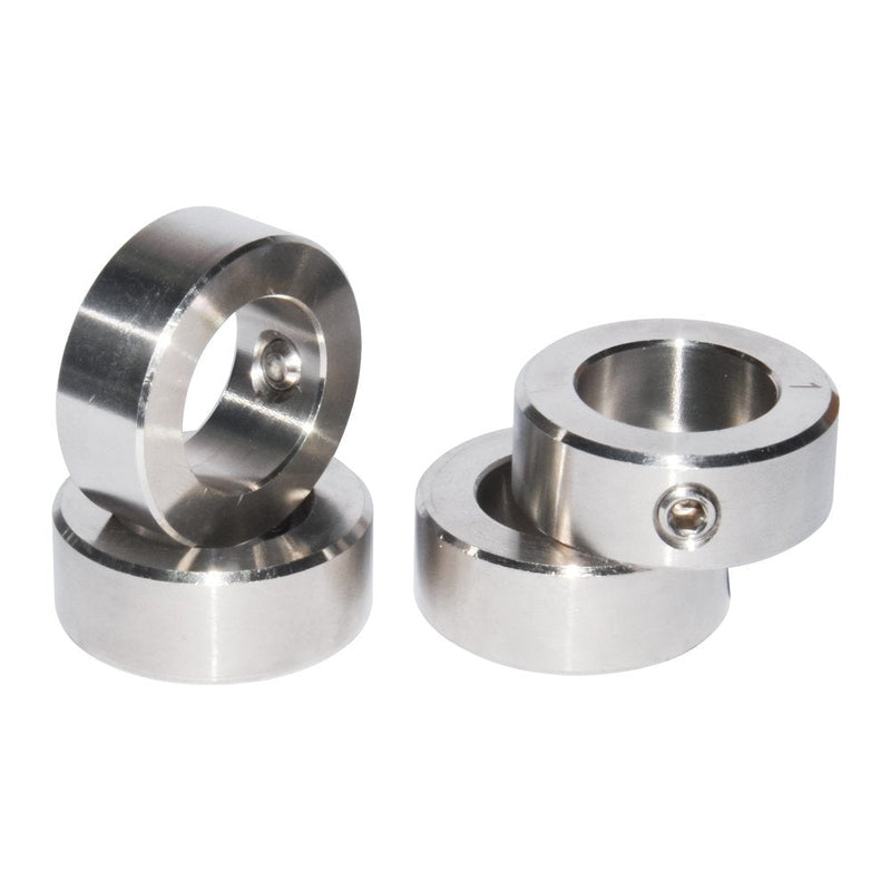 [Australia - AusPower] - Bore 3/4 Inch Set Screw Shaft Collar OD 1.25 Inch with 304 Stainless Steel Silvery 4Pcs 3/4" 