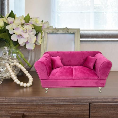 Colaxi Sofa Shaped Jewelry Box Display Case Container Gift Decorative Tabletop Trinket Box Jewelry Organizer for Necklaces Bracelets, Style B