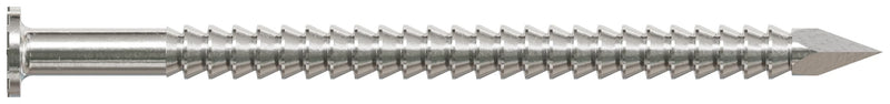 Simpson Strong-Tie S4SND1 Ring-Shank Wood Siding Nail, 1-1/2 Inch x 0.083 Inch, 14 Gauge, Full Round Head, Diamond Point, Type 304 Stainless Steel (Pack of 120)