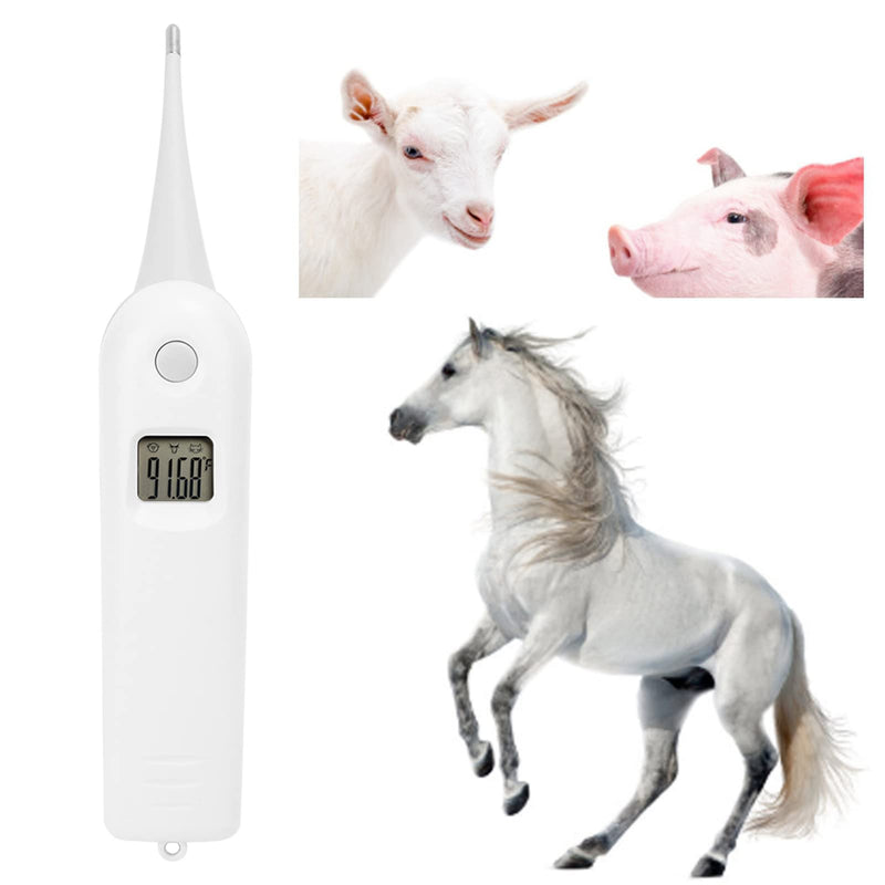 [Australia - AusPower] - Pet Thermometer, Fast Read Digital Veterinary Thermometer, Animal Temperature Monitor, Pet Temperature Tester for Dogs, Cats, Horse,Cattle, Pigs,Birds, Sheep 