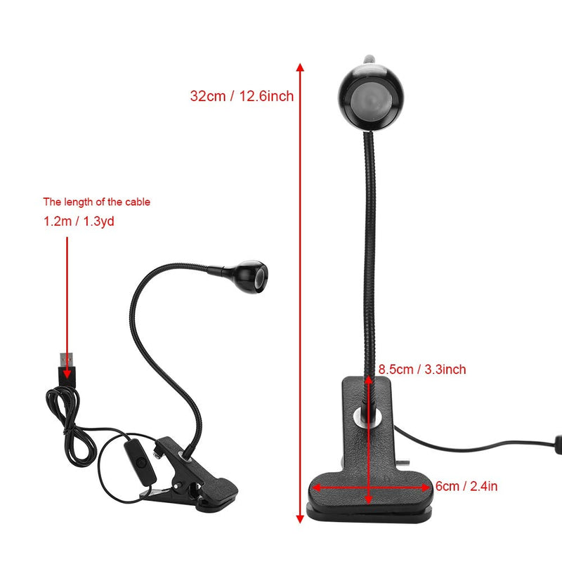 [Australia - AusPower] - Zopsc USB 3W LED UV Ultraviolet Phone Glue Curing Lamp,Portable Clamp Flexible 360 ° Desk Lamps,395 Wavelength,Plug and Play,for Repairing Phones,Fluorescent Agent detection,Fluorescent Banknote 