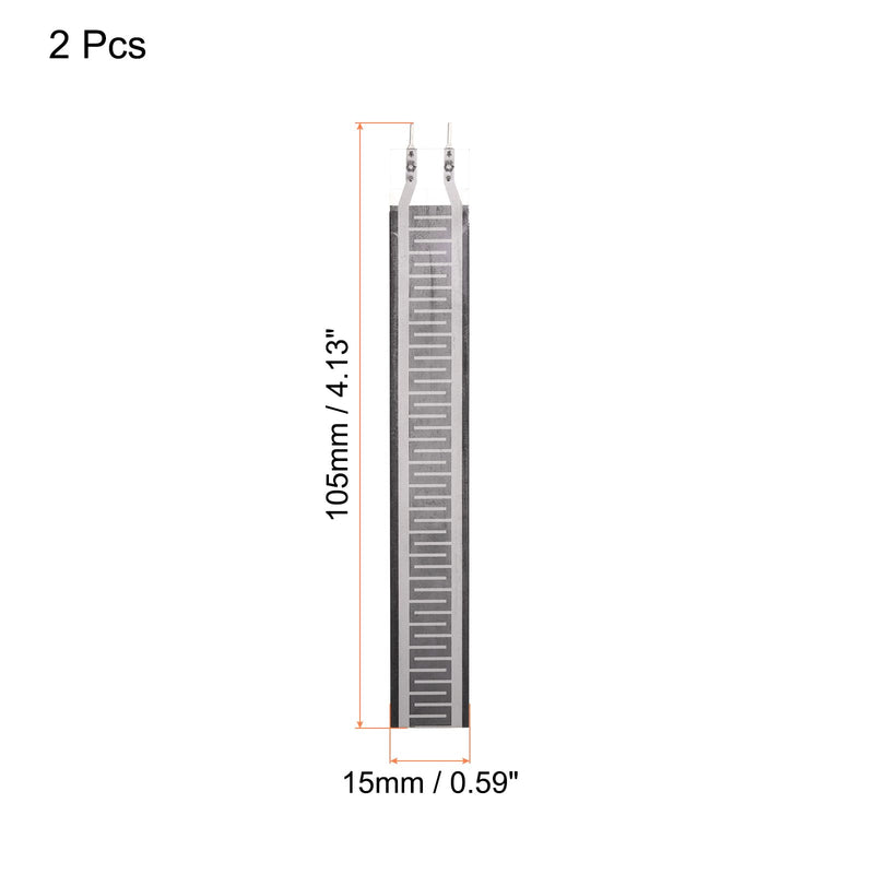 [Australia - AusPower] - MECCANIXITY Thin Film Pressure Sensor, FSR408 30g-10kg Force Sensing Resistor Stress Test Sensor Pad for Smart Home, Instruments, 2 Pack 
