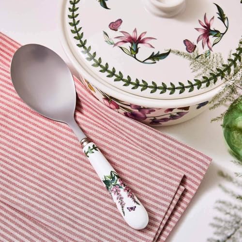 Portmeirion Botanic Garden Stainless Steel Serving Spoon 10"