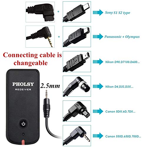 PHOLSY Wireless Timer for Sony Remote Control with Intervalometer HDR