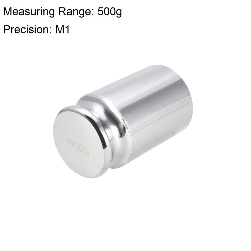 [Australia - AusPower] - sourcing map Gram Calibration Weight 500g M1 Precision Chrome Steel for Digital Scales 