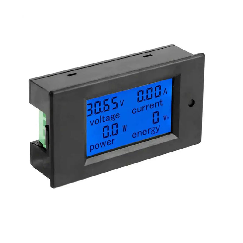 [Australia - AusPower] - HiLetgo PZEM-051 DC Digital Ammeter Voltmeter DC6.5-100V 0-100A Multi-Functional Voltage Current Power Energy LCD Display Meter with 100A Shunt Dual USB Cable 