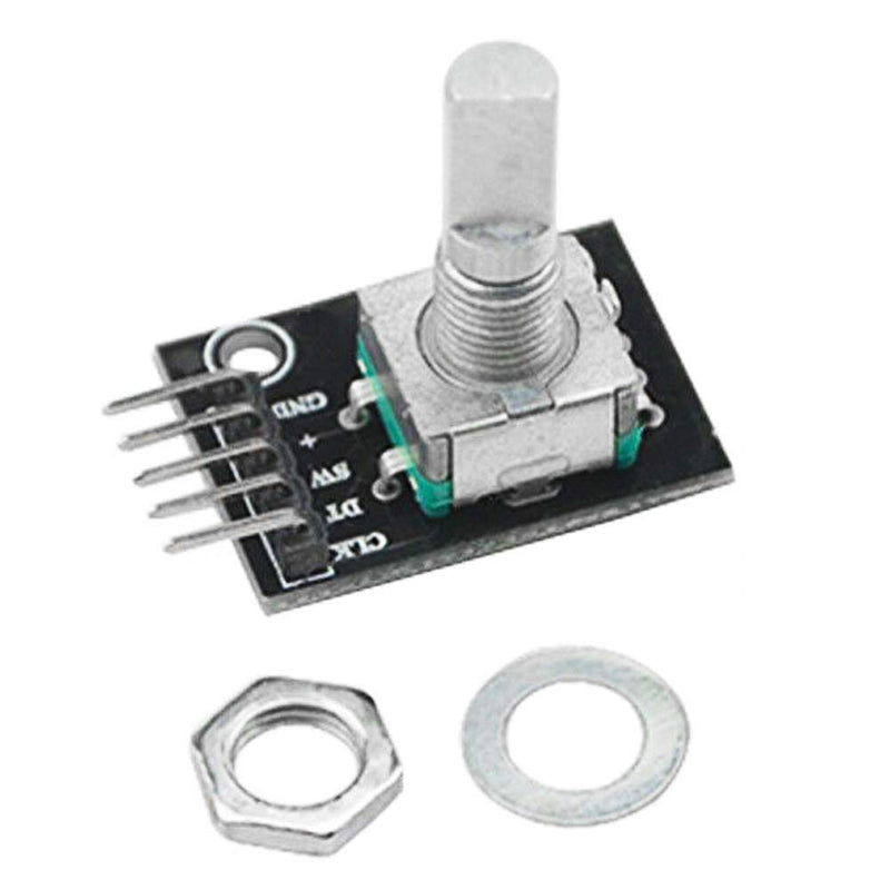 [Australia - AusPower] - WMYCONGCONG 5 PCS KY-040 Rotary Encoder Module Brick Sensor Board with 120 PCS Multicolored Breadboard Jumper Wires Ribbon Cables Kit 