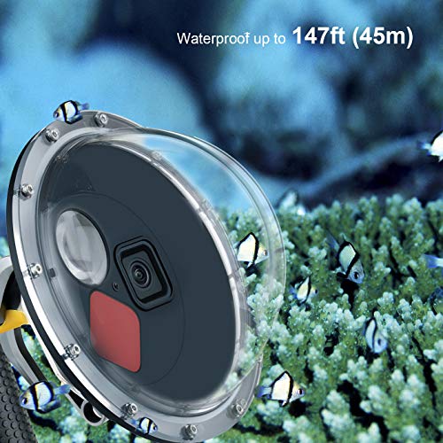 GEPULY Dome Port for GoPro Hero 13 12 11 10 9 Black Dome with Filters