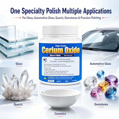 Red Cerium Oxide Rock Tumbler Polish, Ultra-Fine Final Polishing Grit