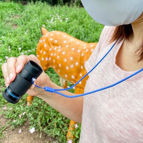 Close-up Monocular for Low Vision, Short Distance Viewing with Wide Field of View, Mini-Size Magnifier (6x16mm-Blue Style) 6x16mm-Blue Style