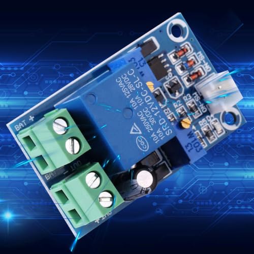 Battery Undervoltage Protection Module, 12 V Battery Voltage Monitor Battery Undervoltage Automatic Recovery Module Low Voltage Shutdown