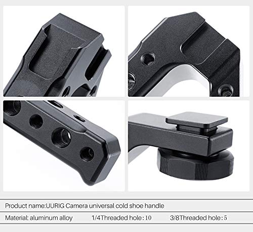 Video Stabilizing Camera Top Cheese Handle with Cold Shoe for DSLR Cameras