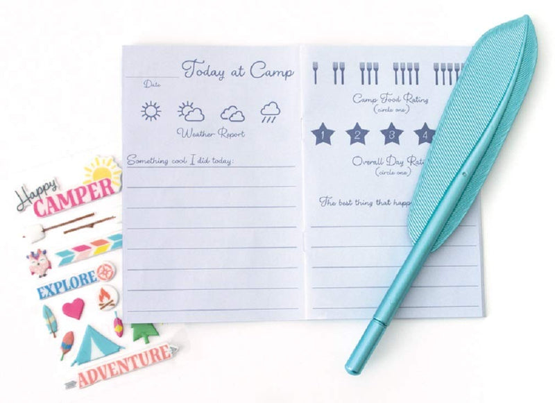 [Australia - AusPower] - Playhouse 29-piece Happy Camper Complete Letters and Notes Stationery Tote for Kids 