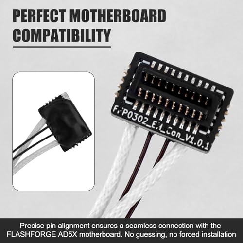 Hotend Assembly for Flashforge AD5X, Ceramic Heater Thermistor with Screws