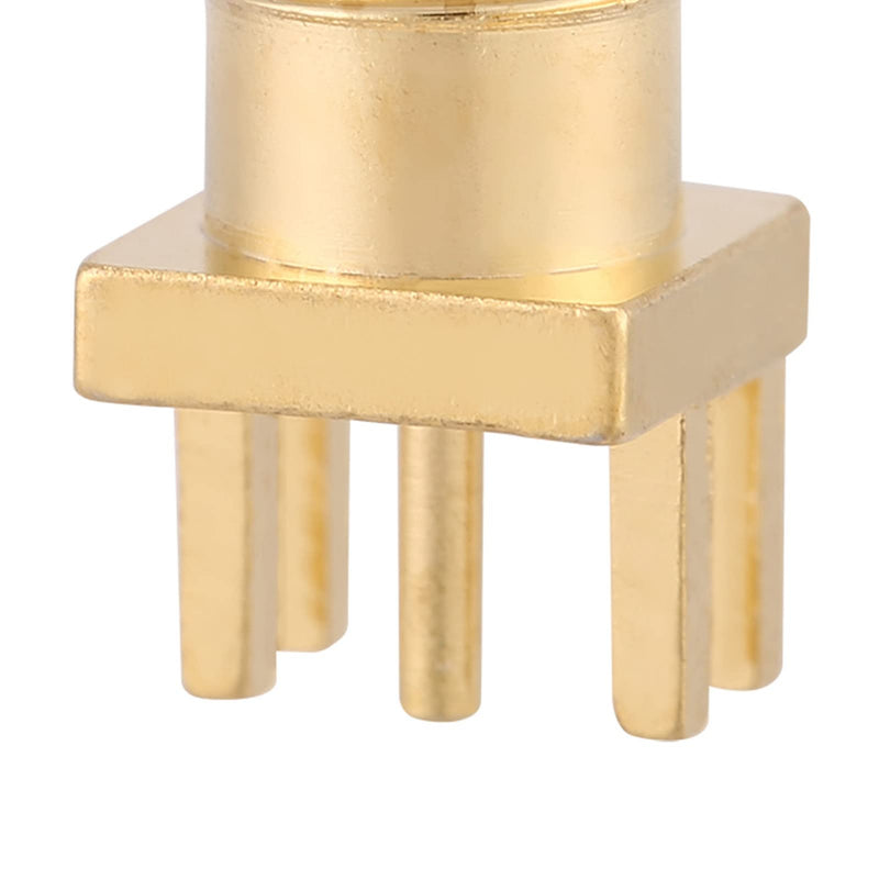 SMA Socket, 10 Pieces SMA-KE Plug, Brass Adapter, 50 Ohm RF Plug