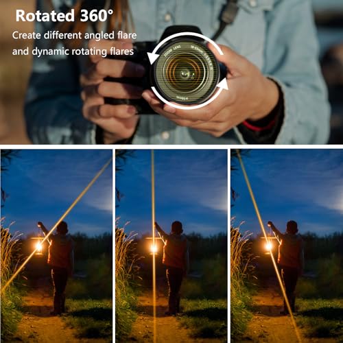 82mm Variable Gold Streak Filter, Special Effects Lens Filter 82mm