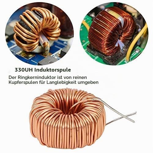 20 Pieces Toroid Inductor, Electronic Component Resistance Kit, Small Size Inductance Copper Coil 5026 330UH 3A for Transformers DIY Board