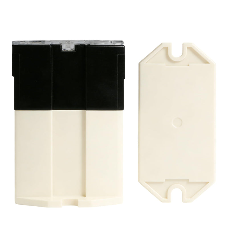 2 Pack General Purpose Relay, RGF2BU740L, 25A 200-240VAC Coil Voltage, 6Pin Double Pole Single Throw Normally Open Contacts, with LED Indicator Light and Protection Cover 2 AC 220V