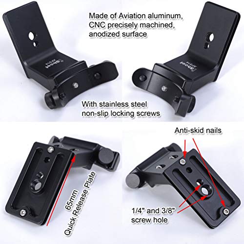 iShoot Metal Tripod Mount Ring Camera Lens Replacement Foot Lens Collar Base Support Adapter Stand for Fuji XF 50-140mm F2.8 R LM OIS WR Telephoto Lens with Arca-Swiss Type Quick Release Plate