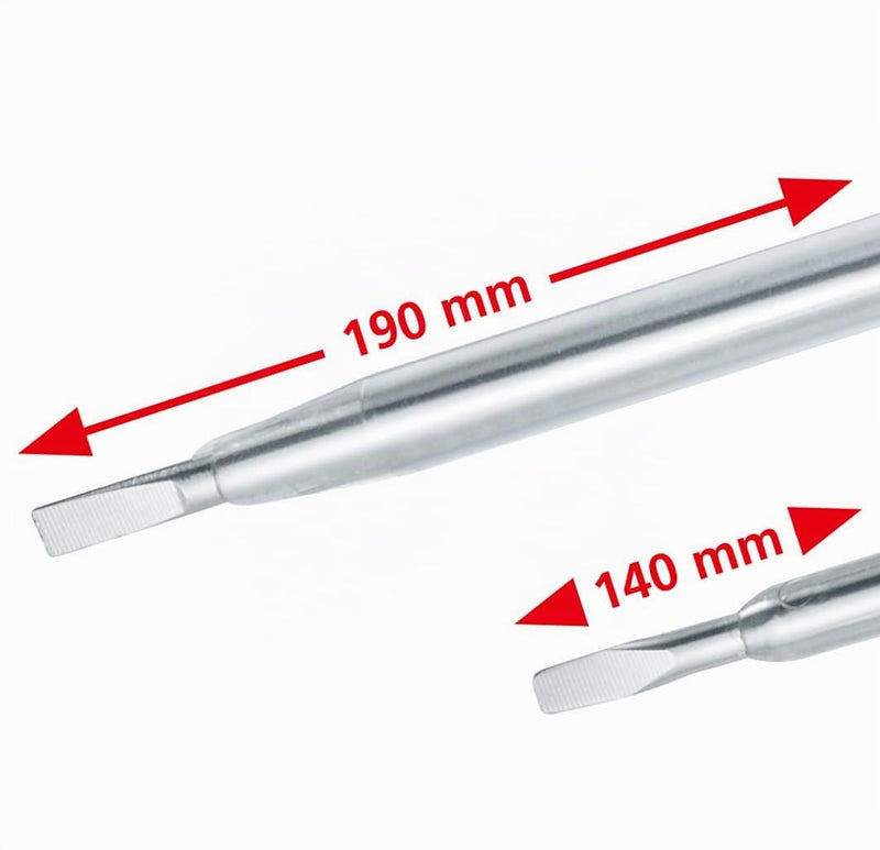 Laserliner TipTest Duo Set Phase Tester, 2 Single Pole Voltage Testers | Different lengths, fast phase test, VDE GS tested