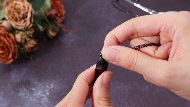Liliaafar 10 Pcs Urn Necklaces for Ashes Cremation Jewelry Small Keepsake Urns for Human Pet Ashes Engraved with Tree Pattern and with Me Always Text Waterproof Memorial Holder Black,Sliver