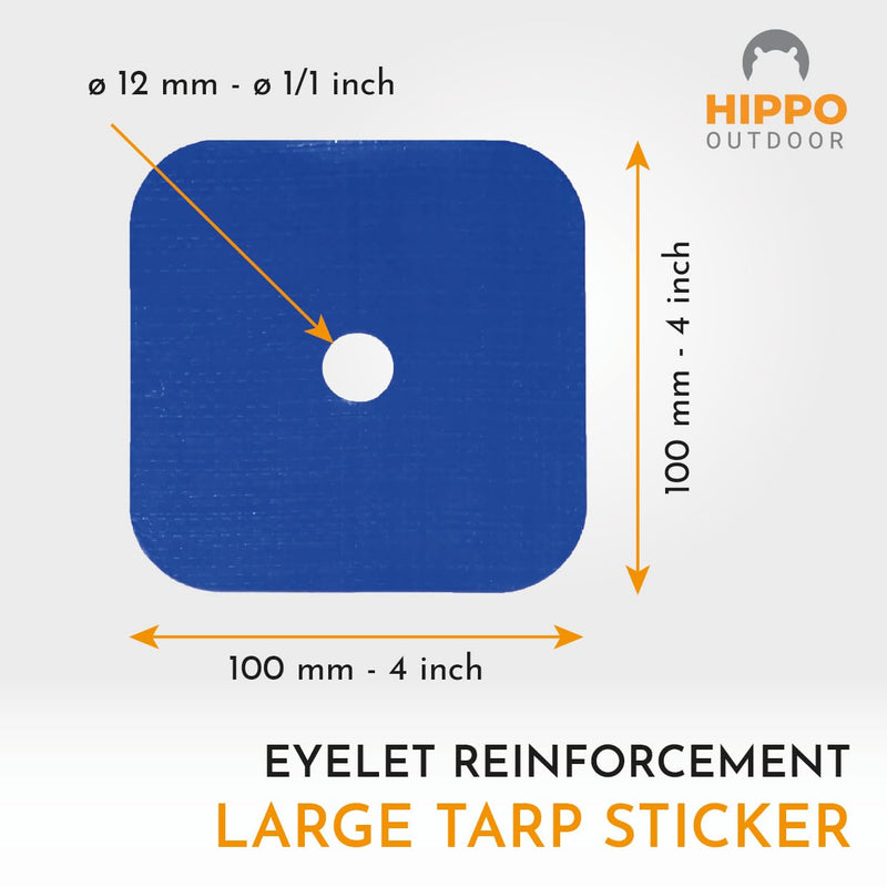 Grommet Reinforcement Tape - Double Eyelet Strength, Repair tarp Eyelets, Tarpaulin Grommets kit, Tarpaulins Protection 10-Pack (1220) 1220