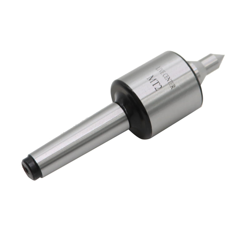 [Australia - AusPower] - Lathe Center MT2 Live Center, 0.0002" High Accuracy 60 Degree with 18mm Shank Diameter for Lathe Wood Metal Turning Tool (MT2) 