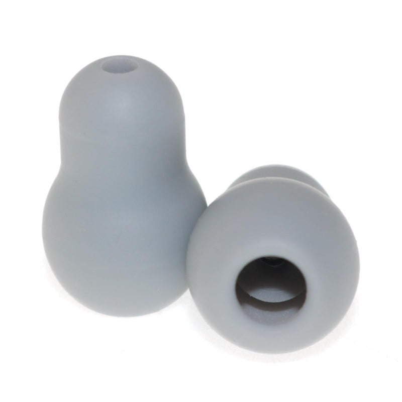 [Australia - AusPower] - Ultra Soft Silicone Stethoscope Replacement Ear Plugs Gray Non-Stick Gray Stethoscope Accessories Sealed Rubber Plugs 