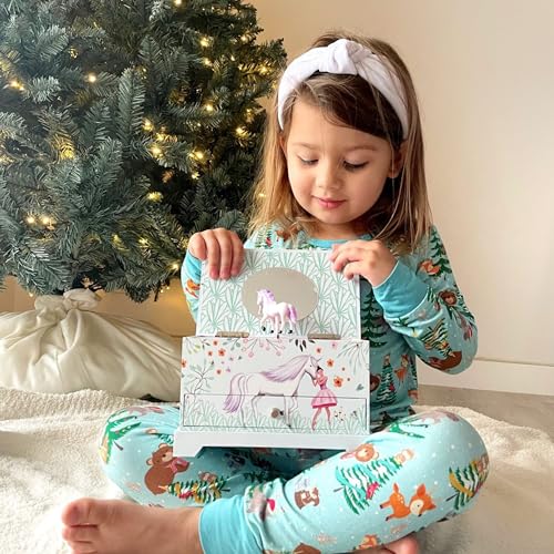 ABI + OLIE Ballerina Unicorn Kids Jewelry Box for Girls & Little Girls Jewelry Box Organizer - A unicorn music box gift Unicorn Ballerina