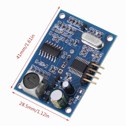 JSN‑SR04T 5V Level Sensor Ultrasonic Sensor Waterproof Ultrasonic Distance Sensor with 5 m Range for Horizontal Distance Measurement, Level Indicator Water Tank