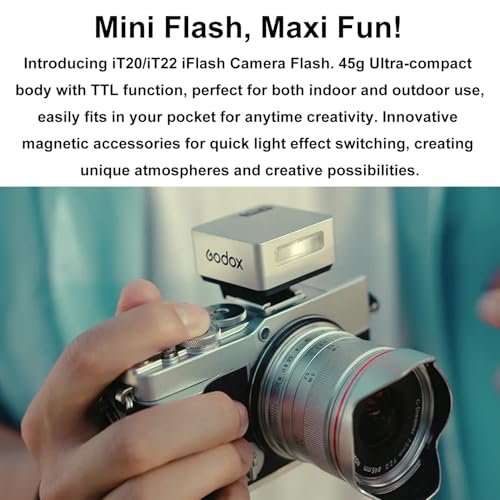 GODOX iT20 S iT20S TTL Mini Camera Flash for Sony Flash,1.5s Recycle Time iT20S for Sony