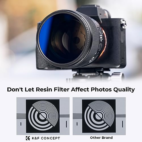 K&F CONCEPT 40.5mm UV CPL Lens Cap Filters Kit 18 Multi-Coated